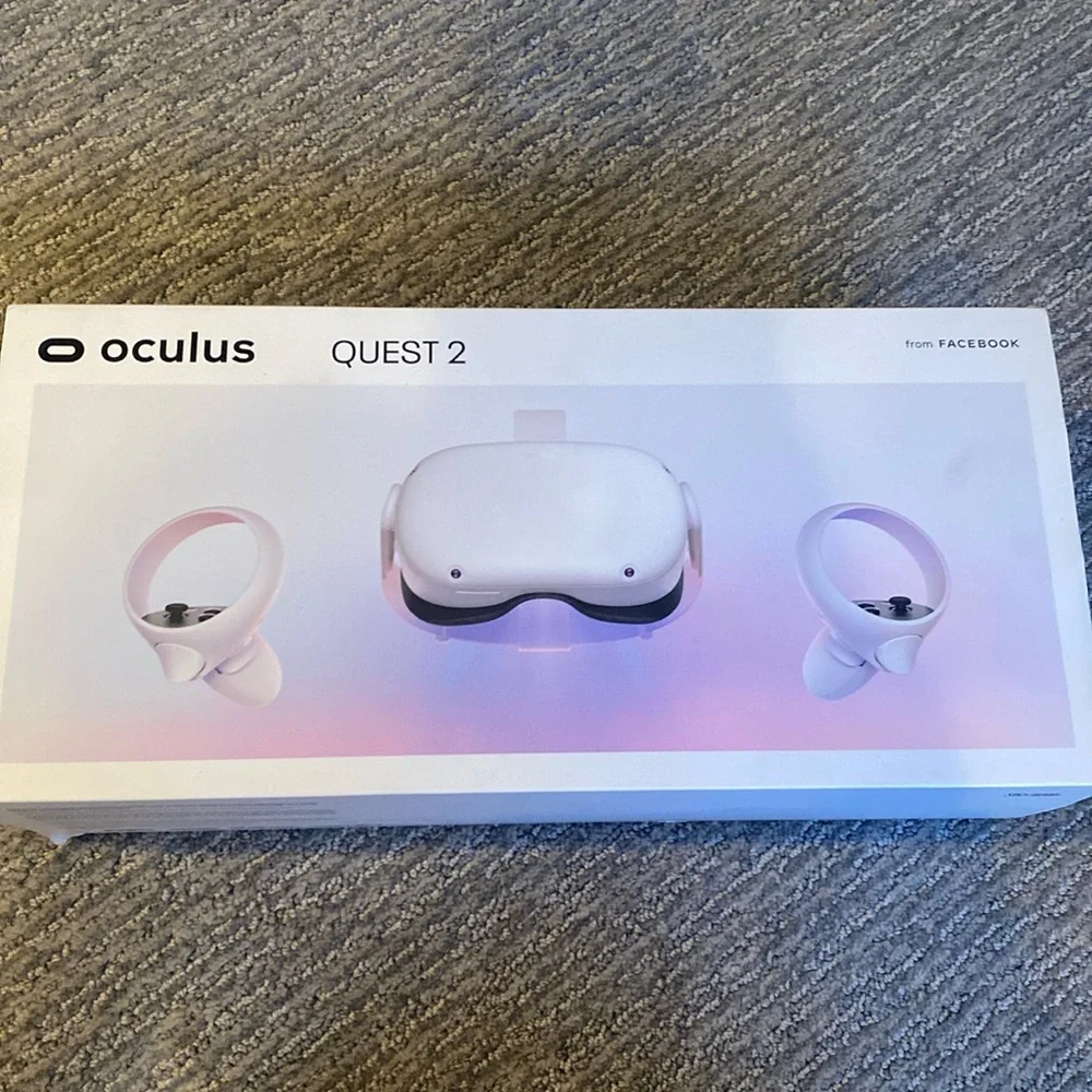 Oculus QUEST 2 64gb -great condition -charging cable and glasses spacer missing